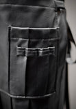 enui eco leather apron【black】